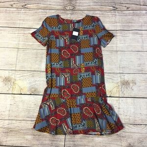 ❤Best Mountain red blue low Waist dress size small